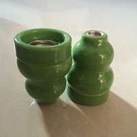 Support de lampe en céramique coloré en forme de gourde E27, douille créative à visser 250V, luminaire moderne minimaliste DIY