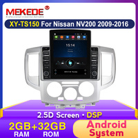 MEKEDE — lecteur DVD pour Nissan NV200 9.0, avec écran IPS 2.5D, avec fonction DSP, sous Android 2009, ram 2 go + 32 go, en WIFI, 4G, en BT, avec GPS, AM et FM, 2016
