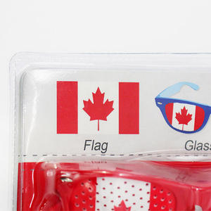 Venta al por Mayor de Kits de Aficionado <span class=keywords><strong>para</strong></span> la Copa de Fútbol 2026, Set de Accesorios con Temática de la Bandera Nacional de Canadá, con Gafas, Bufanda y Pintura Facial <span class=keywords><strong>para</strong></span> el Estadio - Product Image 6
