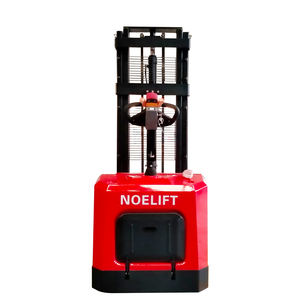 Carretilla elevadora eléctrica de apilamiento semieléctrico para coche, plataforma de almacenamiento de carga, logística - Product Image 3