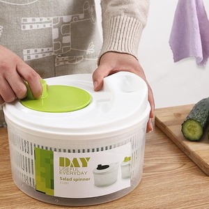 Bộ dụng cụ rửa rau quả nhỏ gọn bán chạy, gồm máy vắt rau nhựa và máy sấy rau quả - Product Image 1