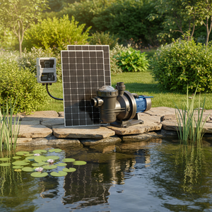 Paneles Solares con <span class=keywords><strong>Kit</strong></span> de Bomba de Piscina <span class=keywords><strong>Solar</strong></span> de CC de 48V, Bomba de Agua de Alta Presión de 1.5HP Alimentada por Energía <span class=keywords><strong>Solar</strong></span> para Agricultura - Product Image 1