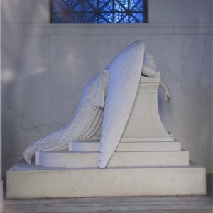 Fabricante Profesional de Estatuas de Ángeles <span class=keywords><strong>Llorones</strong></span> Occidentales Talladas en Mármol, Tamaño Personalizado, Garantía de 5 Años, para Cementerio - Product Image 5