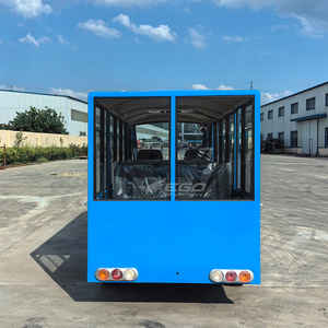 Autobús Turístico Eléctrico Personalizado de 17 Asientos Color Azul con Puerta para Transporte de Pasajeros y Turismo - Product Image 3