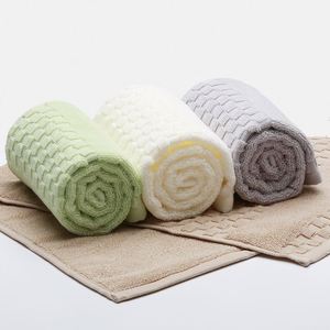 Directement du fabricant : Serviettes en satin 100% coton, couleur unie, serviettes tissées durables pour la maison et l'hôtellerie - Product Image 2
