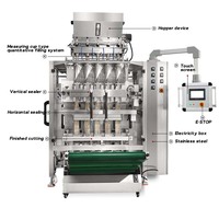 Automatische Lebensmittelgeeignete Zuckerbeutel-Füll- und Versiegelungsmaschine Mehrspurige 5g Granulat-Salz-Rohrzucker-Beutelverpackungsmaschine