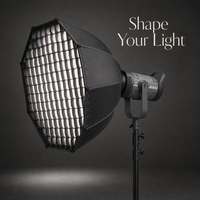 FY-300X 300W Éclairage vidéo LED avec contrôle par application, CRI élevé Ra96, température de couleur réglable, prix usine de gros pour le cinéma