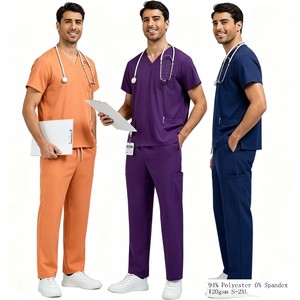 42217 Ensembles de blouses médicales, Pyjama chirurgical respirant, Pyjama chirurgical en gros, Pyjama chirurgical en rayonne pour homme - Product Image 1