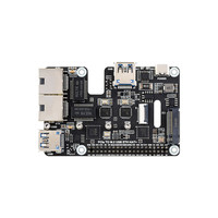 Carte de développement Raspberry Pi 5 Dual 2.5G Ethernet, adaptateur PCIe vers USB M.2 SSD, routeur logiciel Linux