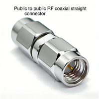 Connecteur coaxial SSMA-JJG1 mâle-mâle, adaptateur direct en acier inoxydable, 50 Ohm, 10 MHz-26,5 GHz, haute fréquence, faible VSWR, micro-ondes RF