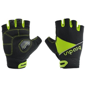 Guantes de Ciclismo Boton, Medios Dedos, Silicona, Absorción de Impactos, Antideslizantes, Unisex, para Ciclismo, Talla Adulto - Product Image 5