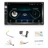 7010 Android 12 MP5 reproductor de vídeo con GPS/WIFI/Carplay Radio 7 pulgadas con controlador de pantalla táctil de perilla REPRODUCTOR DE DVD