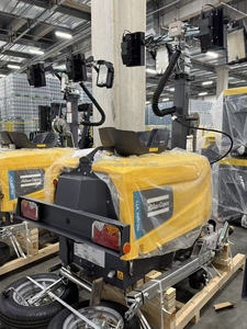Tours d'éclairage mobiles LED Atlas Copco V4+ V5+ originales, pour extérieur, 5m, éclairage portable pour chantiers de construction, alimentation au gaz, manuel inclus - Product Image 2