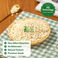 ZEAL BIOTECH Granulés d'ail lyophilisés 5mm 100% Naturels Étiquette Nettoyante Sans Additifs Réhydratables 24 Mois Assaisonnement Alimentaire