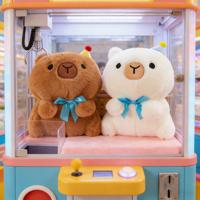 Peluches Ours Mignons Super Doux en Coton PP de 8 Pouces, Animaux en Peluche Anti-Stress pour Machines à Griffes