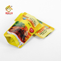 Sachet de cuisson haute température en plastique laminé de 100 ml, personnalisé avec impression par gravure, compatible micro-ondes, qualité alimentaire