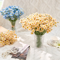 Bouquet de fleurs artificielles, camomille et marguerite, pour décoration intérieure et arrangement de scènes, produit phare