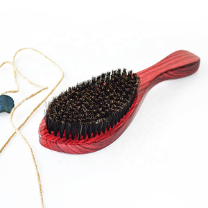 Dropshipping Hot-bán Biểu Tượng Tùy Chỉnh Gỗ Heo Rừng Lông Râu Tóc Sóng 360 Bàn Chải - Product Image 5