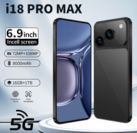 Smartphone OLED 7,3 pouces 2026 I 18 PRO MAX 5G Octa Core HD 120Hz Écran Android 15 LTE 16+1 To 108MP Anglais/Français/espagnol