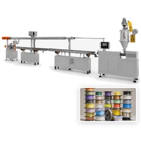 Machine d'extrusion de filament pour imprimante 3D, ligne de production de filament PLA ABS PETG TPU, extrudeuse à vis simple 20-30 kg/h