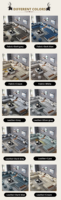 Canapé moderne de bonne qualité pour salon de la chambre à coucher royale de luxe en tissu mobilier sectionnel de l'usine directe