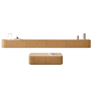 Mueble <span class=keywords><strong>de</strong></span> <span class=keywords><strong>TV</strong></span> Moderno y Sencillo <span class=keywords><strong>de</strong></span> Madera Maciza para Montar en la Pared y Juego <span class=keywords><strong>de</strong></span> Mesa <span class=keywords><strong>de</strong></span> Centro, Muebles <span class=keywords><strong>de</strong></span> Madera para Sala <span class=keywords><strong>de</strong></span> Estar - Product Image 5