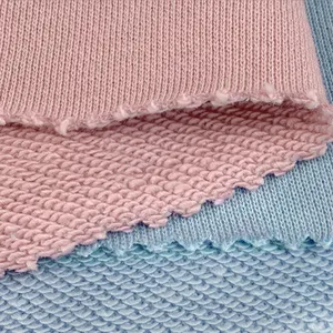 Cheap Wholesale Fabric Terry Cloth Stretch Terry Cloth Cotton Towel Fabric Vintage Wash Fabric French Terry