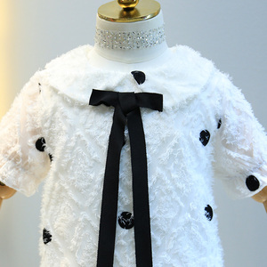 Nouveaux produits : Robes coréennes à pois pour enfants, robes pour filles, modèle Espagne, achat direct Chine - Product Image 3