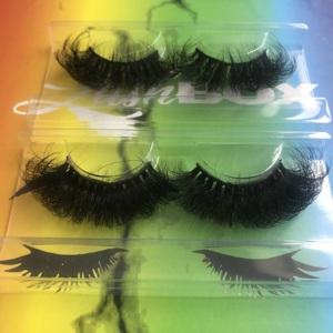 100% làm bằng tay dày tóc con người mềm mại tinh tế hiệu ứng tự nhiên Lash Dải có thể được cắt tỉa để phù hợp với mắt Lông mi giả Cils - Product Image 1