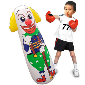 กระสอบทรายตัวตลกพองลม PVC กันน้ำ ของเล่นฝึกซ้อมสำหรับเด็กอายุ 2 4 ปี อุปกรณ์เล่นเสริมพัฒนาการแบบพกพา - Product Image 1