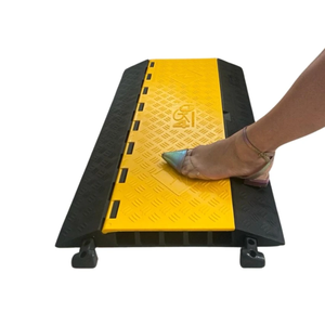 30mm <b>Cable</b> Protector Security Event <b>Outdoor</b> Industrial <b>Cable</b> Cover Management <b>Cable</b> Ramp Protector With 2 And 5 Channels - Product Image 1