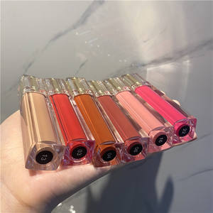 Makyaj mat ruj sıvı su geçirmez uzun ömürlü kırmızı kadife kahverengi çıplak tonu dudak parlatıcısı - Product Image 4