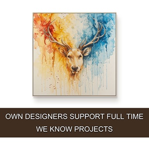 Decoración de Pared con Textura de Arte Pop Personalizada, Estilo Art Deco, Retrato de Mascota Personalizado - Product Image 2