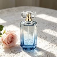 Flacon de parfum personnalisé en verre transparent de 30 ml, 50 ml, 100 ml, nouveau design, pour homme, femme, unisexe, avec vaporisateur, vide, boîte de luxe unique