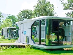 Pequeña <span class=keywords><strong>casa</strong></span> extensible al aire libre contenedor portátil cabina Resort Hotel jardín diseño Modular moderno Apple House <span class=keywords><strong>casa</strong></span> <span class=keywords><strong>de</strong></span> <span class=keywords><strong>campaña</strong></span> - Product Image 3