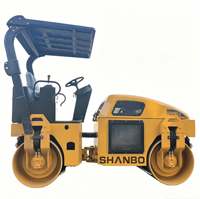 Compacteur vibrant diesel 26,5 kW le plus vendu, rouleau hydraulique de 3 tonnes pour projets routiers municipaux