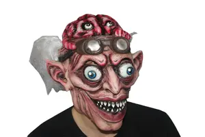 Gerçekçi yetişkin Cosplay korku kanlı zombi parti lateks kostüm cadılar bayramı maskeleri