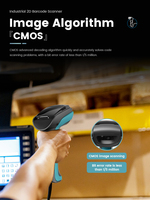 XB-D50BT Syble Nuevo y Elegante Lector de Códigos QR Android Inalámbrico Bluetooth con Base