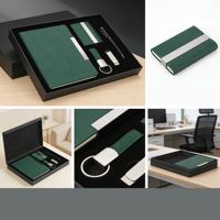 Coffret Cadeau d'Entreprise Personnalisé 2026 – Kits Exécutifs de Luxe avec Carnet et Boîte – Cadeau Promotionnel d'Affaires Commémoratif