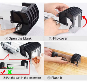 Piège pour la lutte antiparasitaire intérieure et extérieure Piège à souris intelligent réutilisable Piège à souris humain en plastique transparent sans cruauté Captureur de rongeurs Souris Piege <span class=keywords><strong>Rat</strong></span> - Product Image 5