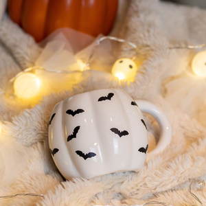 Juego de Tazas de Cerámica con Forma de Calabaza para Halloween, Regalo Festivo, Tazas de Café y Té de Alta Calidad - Product Image 5