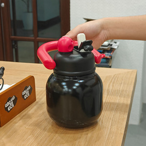 <span class=keywords><strong>Tasse</strong></span> ventrue en acier inoxydable 650 ml couleur personnalisée avec paille et couvercle <span class=keywords><strong>panda</strong></span>, emballage en boîte couleur, sans BPA, <span class=keywords><strong>tasse</strong></span> isotherme sous vide - Product Image 5