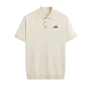 <span class=keywords><strong>Polo</strong></span> <span class=keywords><strong>sans</strong></span> manches en coton de luxe personnalisé pour homme, tricoté, haut de gamme, col rond, sur mesure - Product Image 5