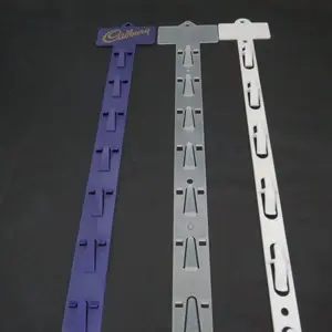 Duurzaam Plastic Hangende Clips Strips Displays Metalen Clip Hanger Merchandiser Display Rack Met Clips