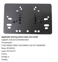 Versión Básica de Soporte para Volante de Carreras con Accionamiento Directo, Perfil de Aluminio 4080, Kit de Simulación, Sim Rig, Cabina de Simulación de Carreras