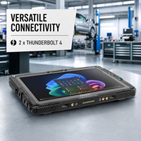 Tablet PC Getac Serie Ux10 con Triple Protección, Windows 11 Pro, para Logística Pública, Industrias de Petróleo y Gas, a Prueba de Explosiones, Intel