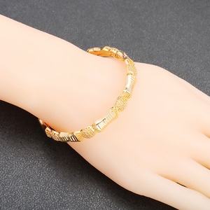 JXX Dubai Gold Plated <b>Bangles</b> 24k Gold Plated India Dubai Bridal Wedding Bracelet Ladies Gold Plated Jewelry Bracelet&<b>bangles</b> - Product Image 2
