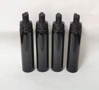 Botol Busa Hitam Mengkilap 150ml 100ml Botol Pompa Busa Sabun Pembersih Busa untuk Kosmetik