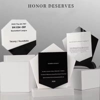 Premios de Cristal de Mármol JN Honor, Diseño Personalizado, Trofeo de Cristal de Mármol de Alta Calidad, Premio de Mármol Personalizado en Blanco