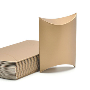 Hộp Đựng Thẻ Trưng Bày Trang Sức Hình Gối Giấy Kraft Màu Đen Logo Tùy Chỉnh Cho Mặt Dây Chuyền Vòng Cổ - Product Image 3